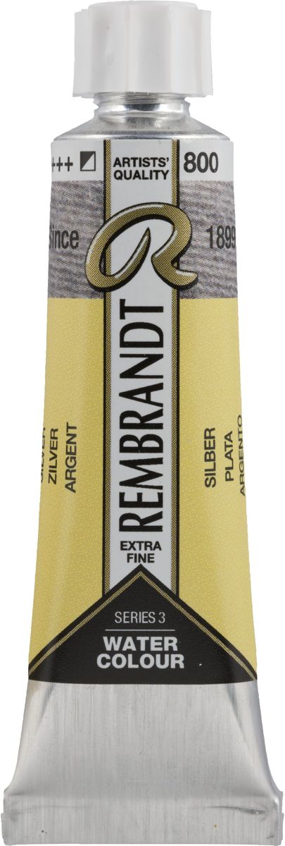 Rembrandt Water Colour Tube 10ml | Silver (800)